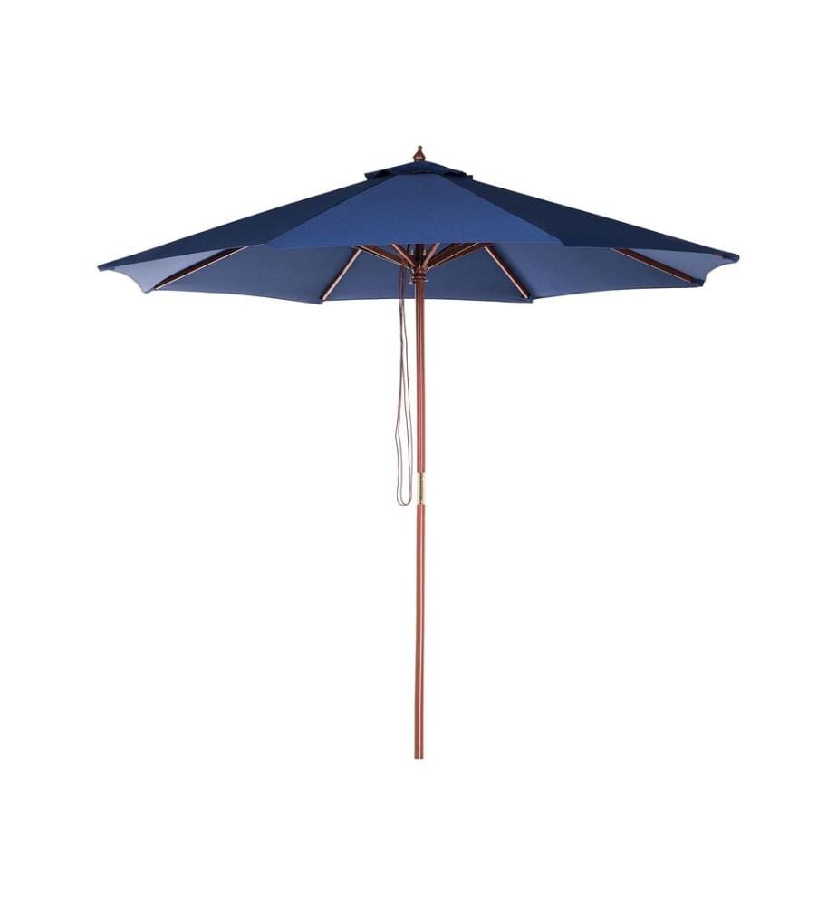 Parasol de jardin 270 cm TOSCANA Bleu marine