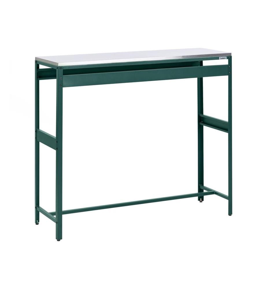 Table de bar pour l'extérieur MAENZA 120 cm 40 cm Métal Vert