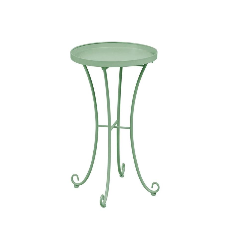 Table d'appoint pour le jardin CAVINIA 40 cm 40 cm Métal Vert