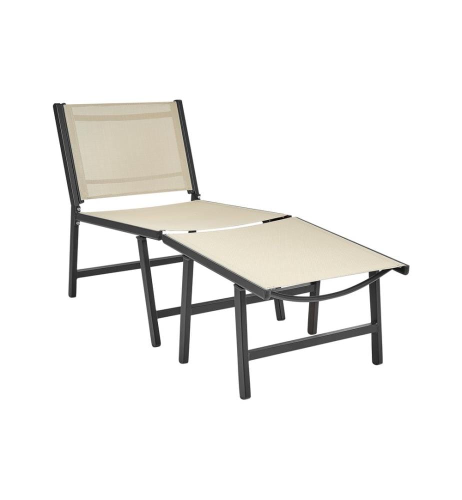 Chaise de jardin MARCEDDI Métal Beige