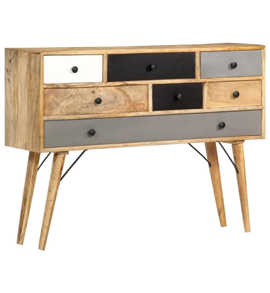 Buffet 110x30x82 cm Bois de manguier massif