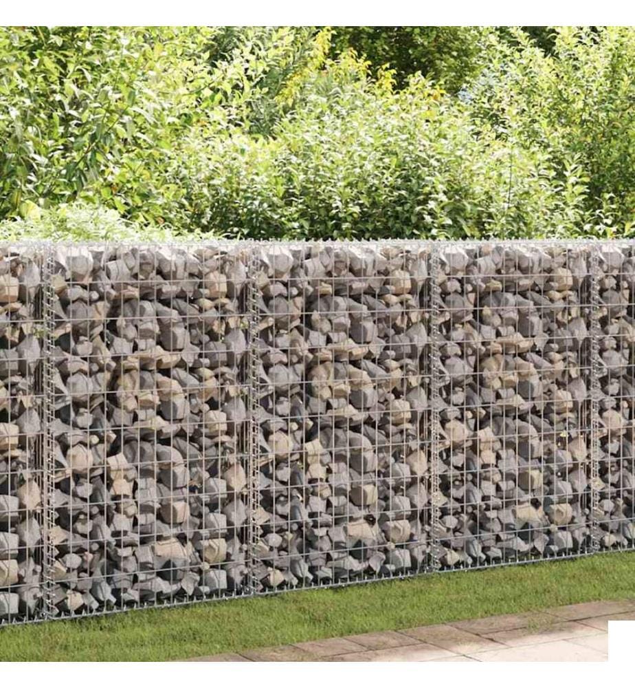 Panier de gabion Acier galvanisé 200x50x100 cm