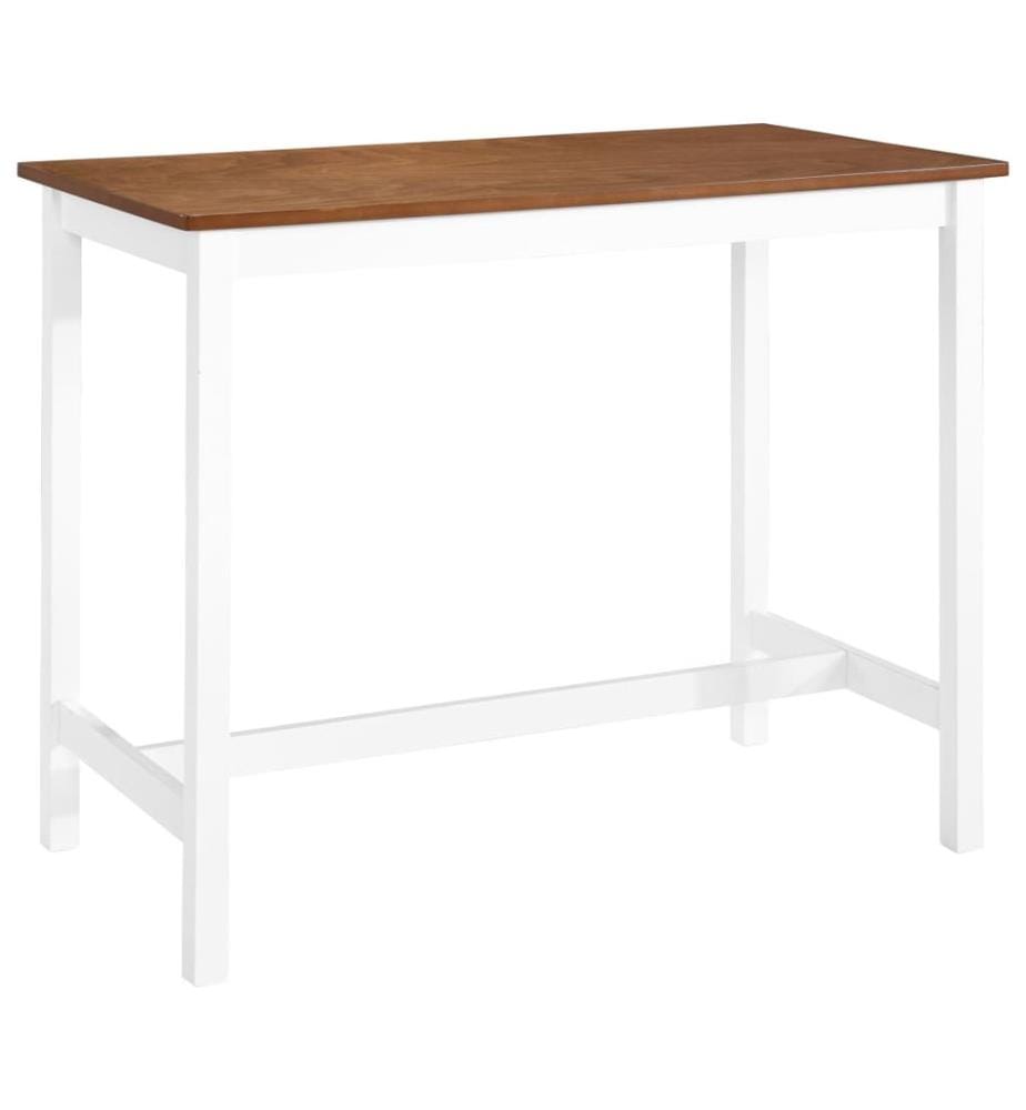 Table de bar Bois massif 108x60x91 cm