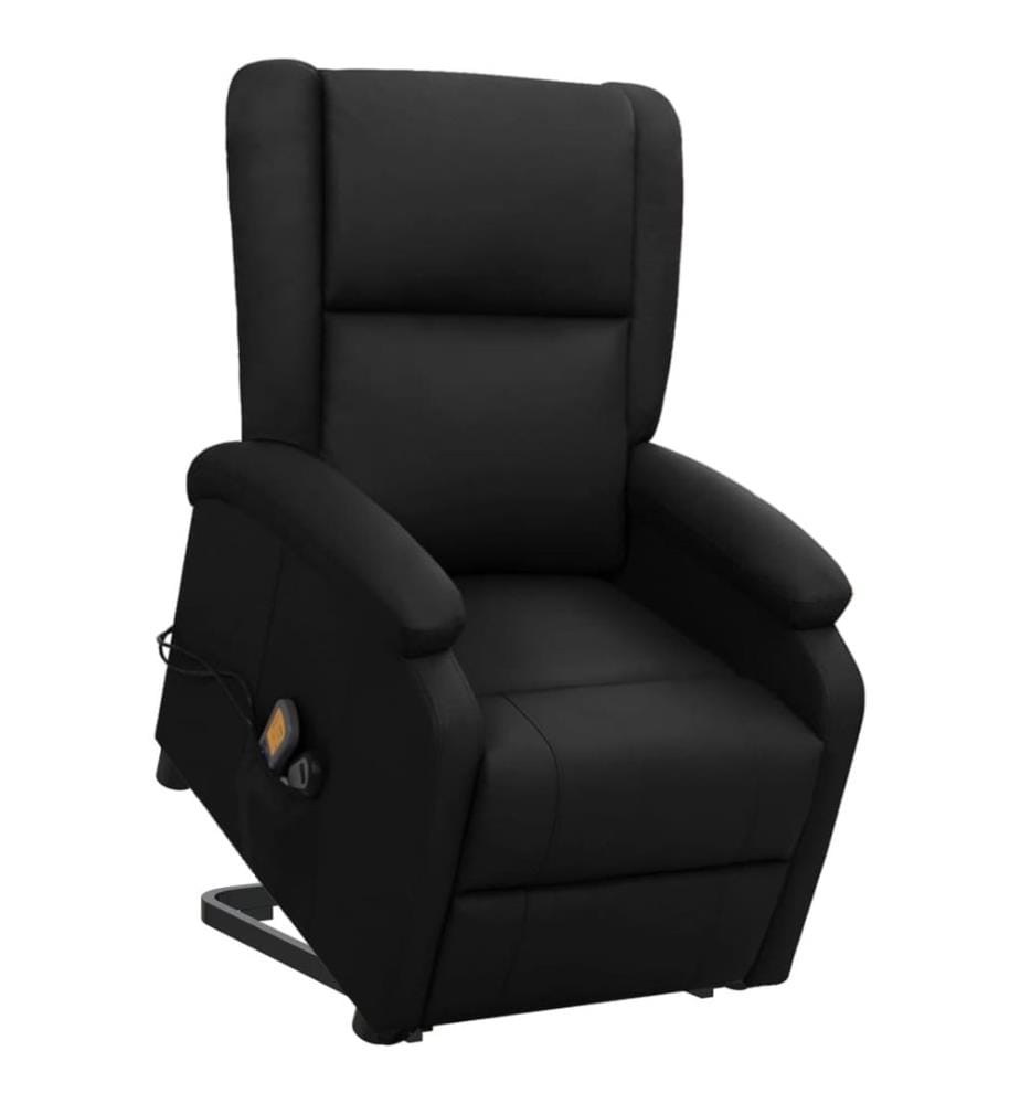 Fauteuil de massage Noir Similicuir