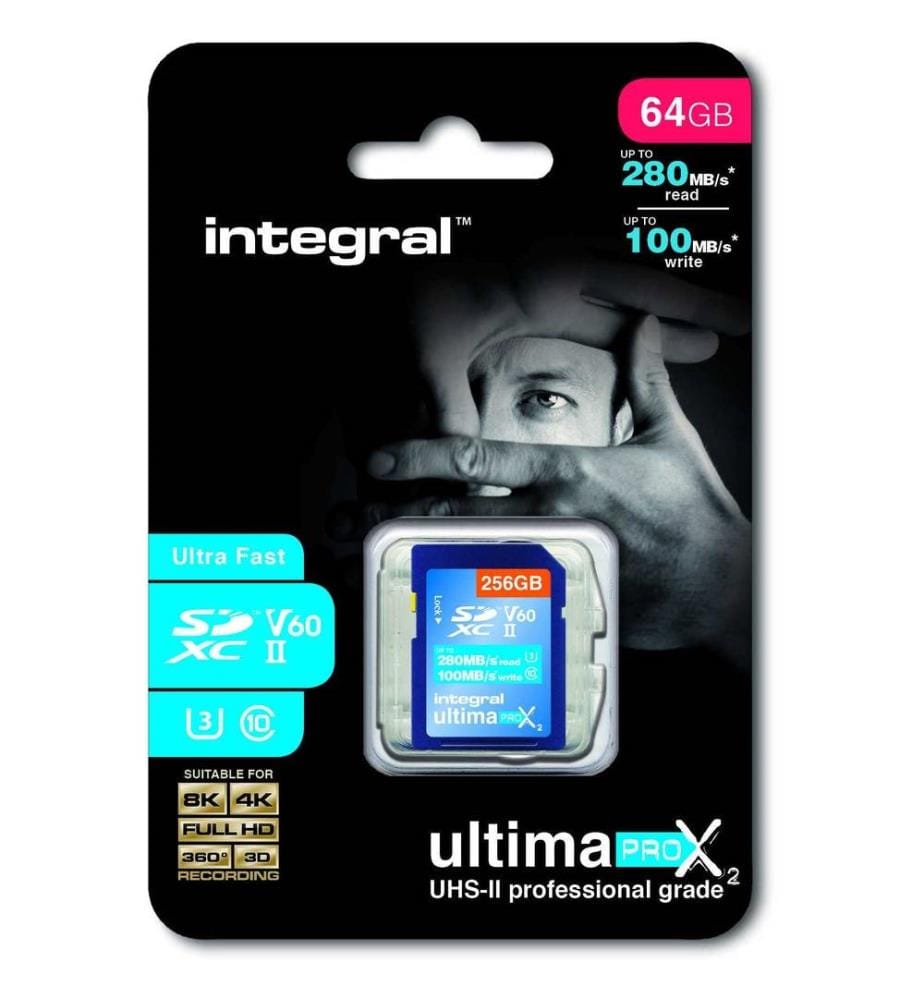 Carte sdxc INTEGRAL - Modèle : INSDX 64 G 260/100 U 2
