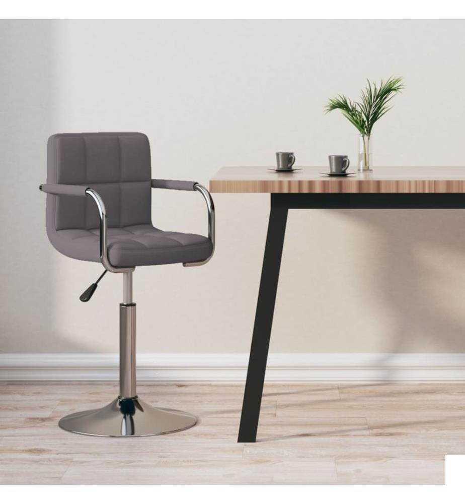 Tabouret de bar Taupe Tissu