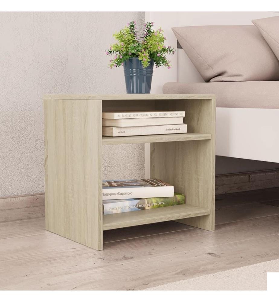 Table de chevet Chêne sonoma 40x30x40 cm Bois d'ingénierie