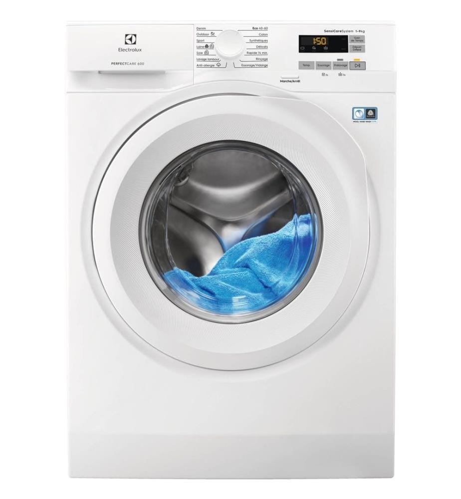 Lave-linge frontal ELECTROLUX - Modèle : EW6F5712WA - Affichage en français