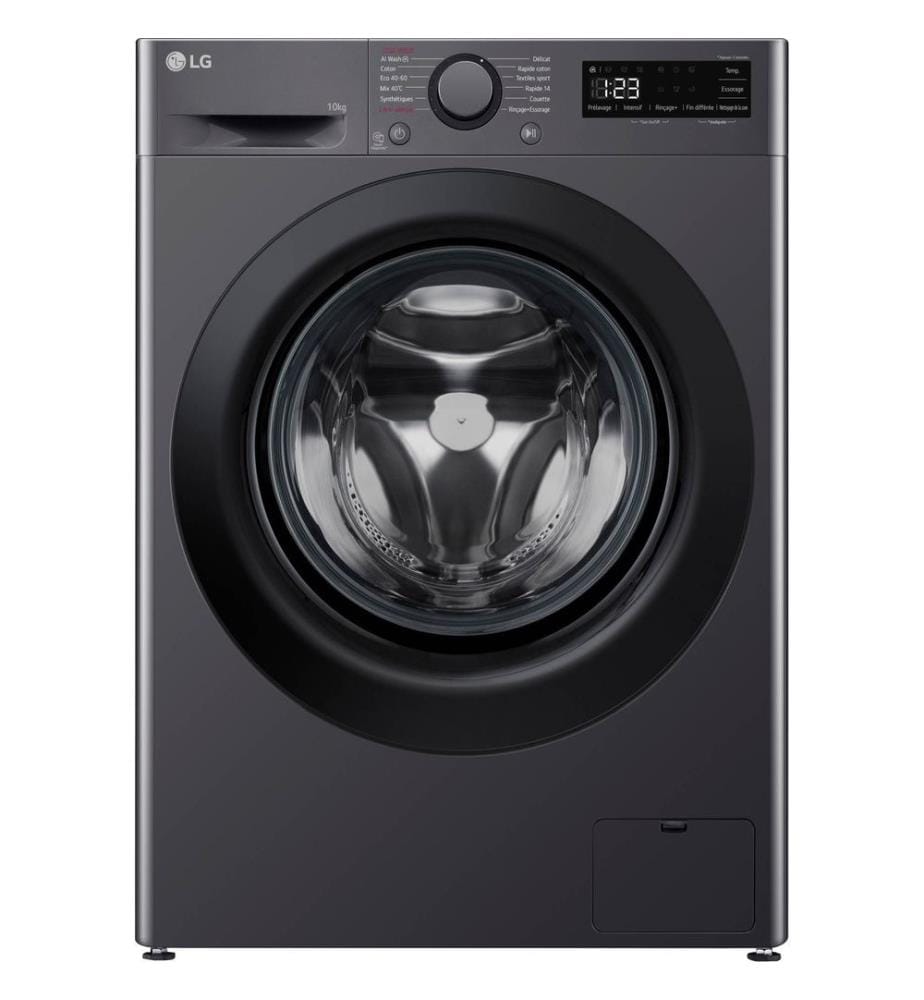 Lave-linge LG - Modèle : F14R35MBS - Affichage en français