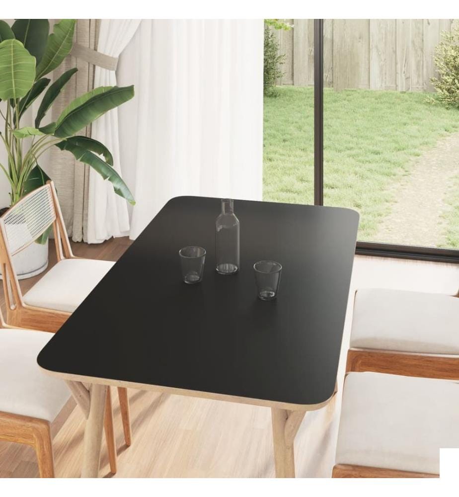Sticker pour meubles autocollant noir mat 90 x 500 cm PVC