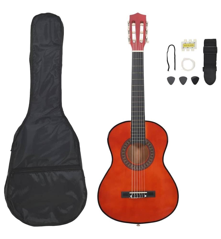Ensemble de guitare classique pour débutants 8 pcs 1/2 34