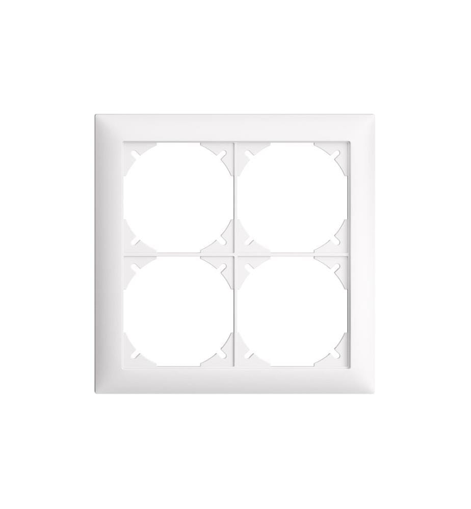 FELLER - EDIZIOdue Cadre de recouvrement 2x2 quadruple