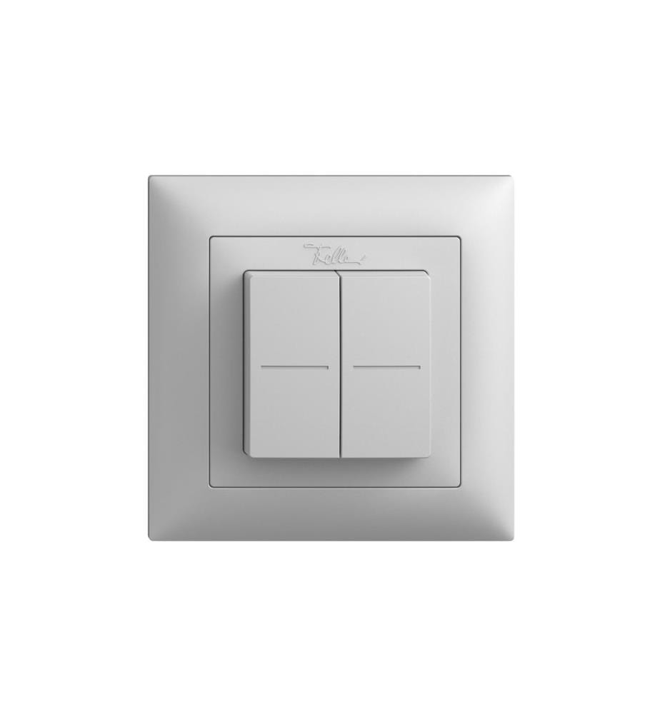 FELLER - Commande Smart light pour Philips Hue EDIZIOdue AP gris clair