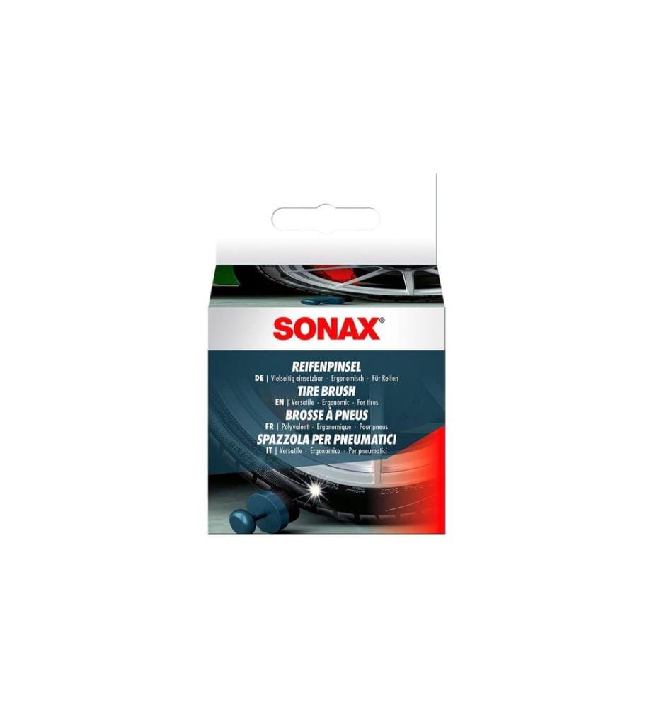SONAX - Pinceau à pneus avec boîte de rangement