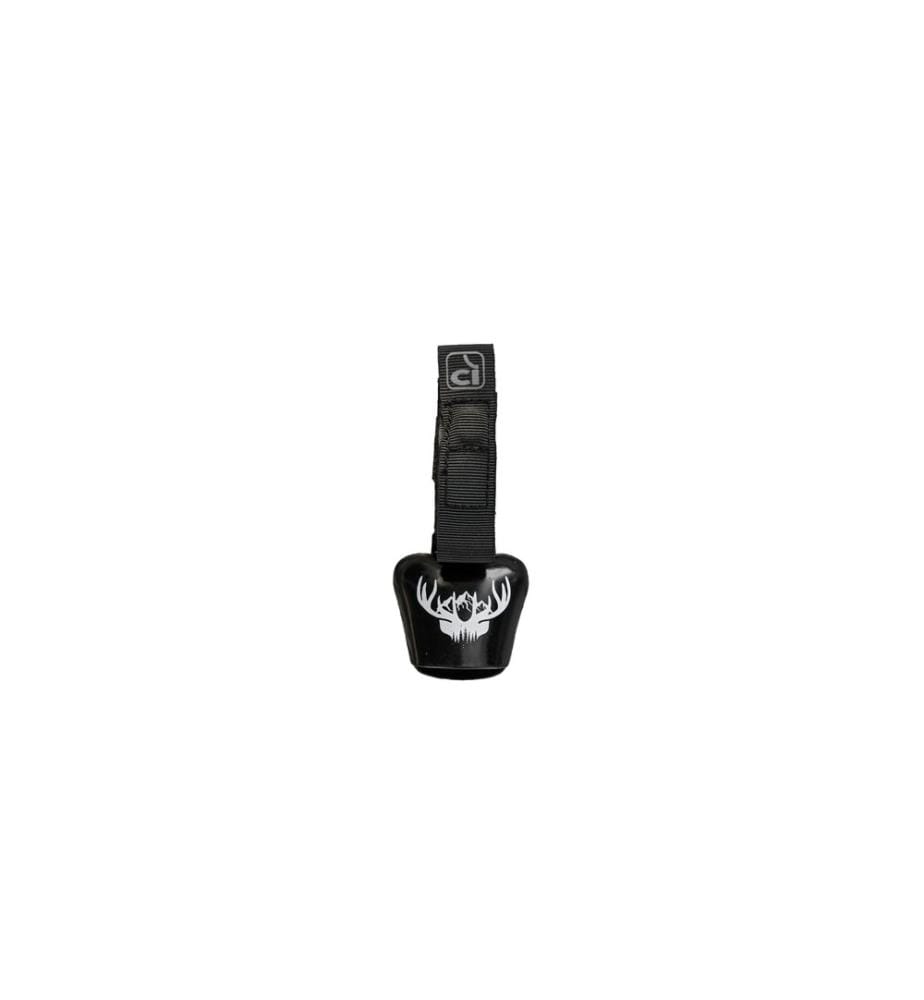 Incirca - Clochette pour vélo Cowbell en acier, noir