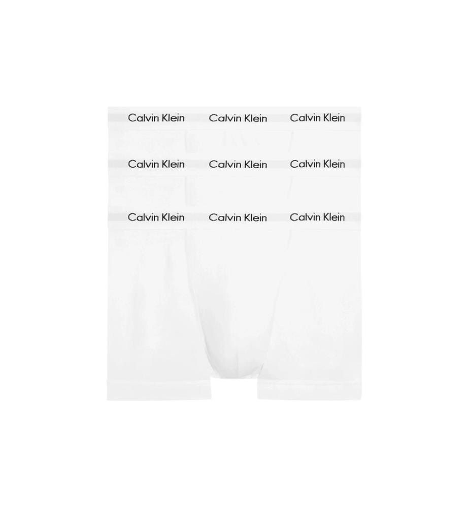Calvin Klein Wäsche - 3P Trunk Blanc, XL