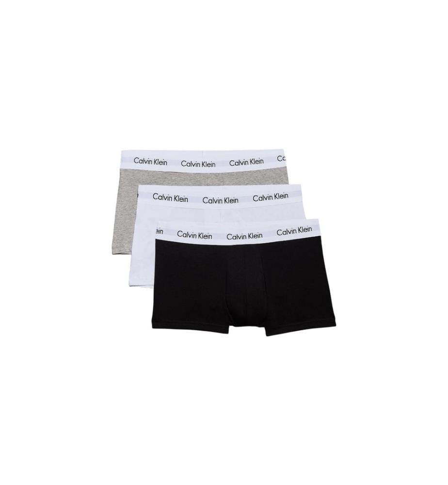 Calvin Klein Wäsche - 3P Low Rise Trunk Blanc/Noir/Gris, L