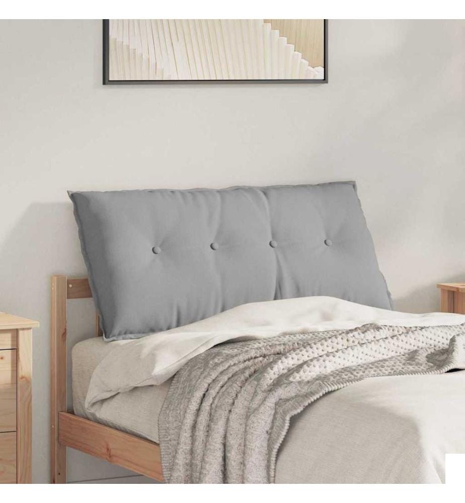 Coussin de Dos Gris nuage 100 x 19 x 50 cm tissu