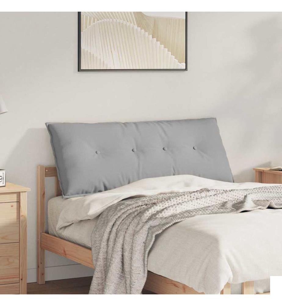 Coussin de Dos Gris nuage 120 x 19 x 50 cm tissu