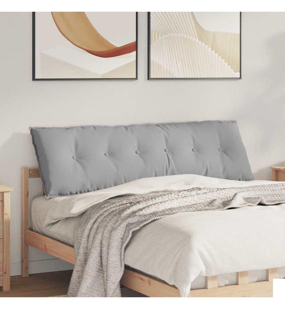 Coussin de Dos Gris nuage 160 x 19 x 50 cm tissu