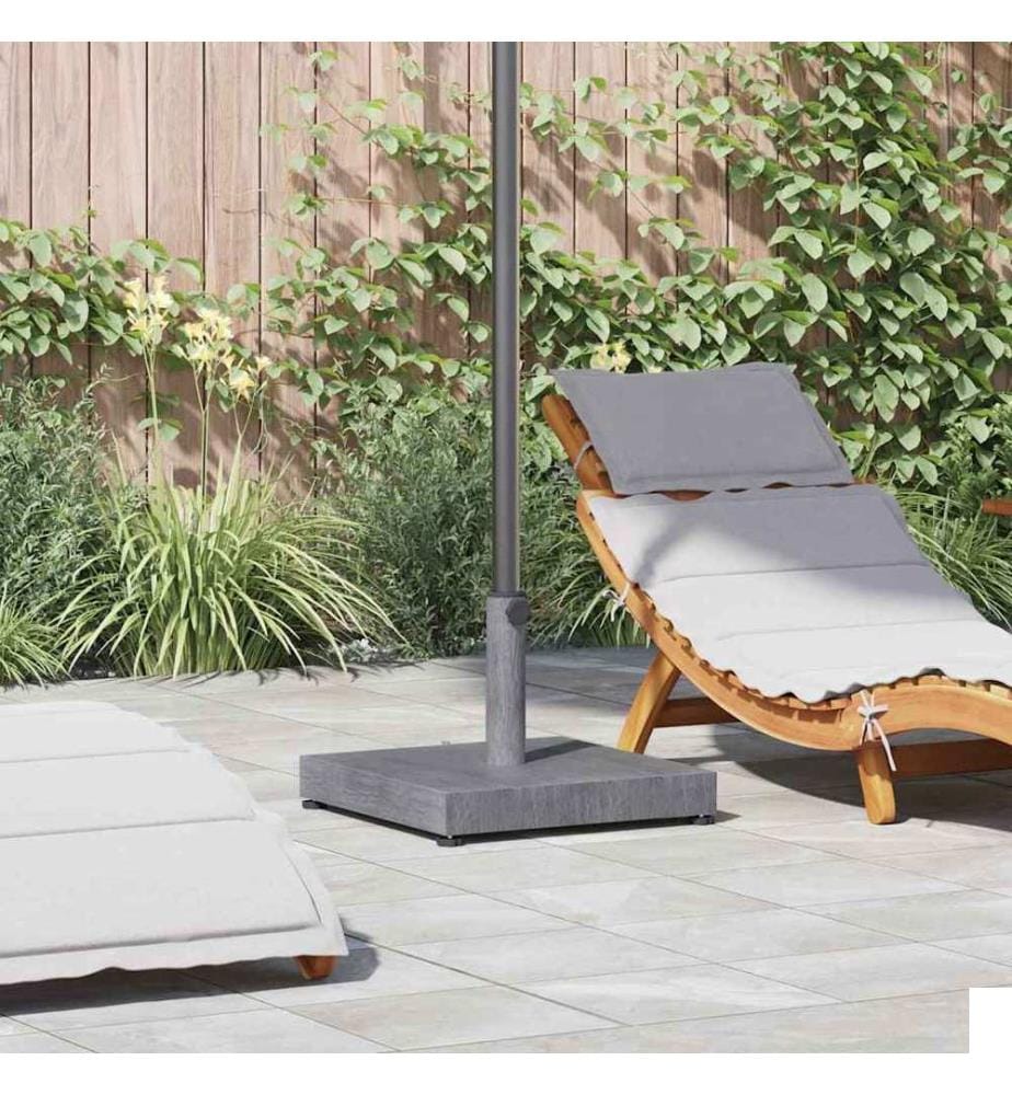 Pied de parasol Aspect Bois Gris Foncé 45 x 45 x 31,5 cm