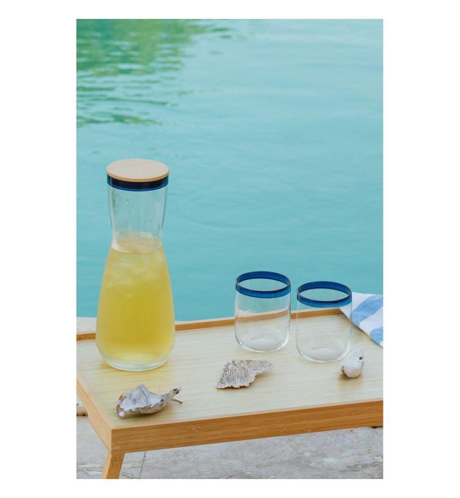 Ensemble de bouteilles en verre, 3 pièces, transparent, 100 % VERRE