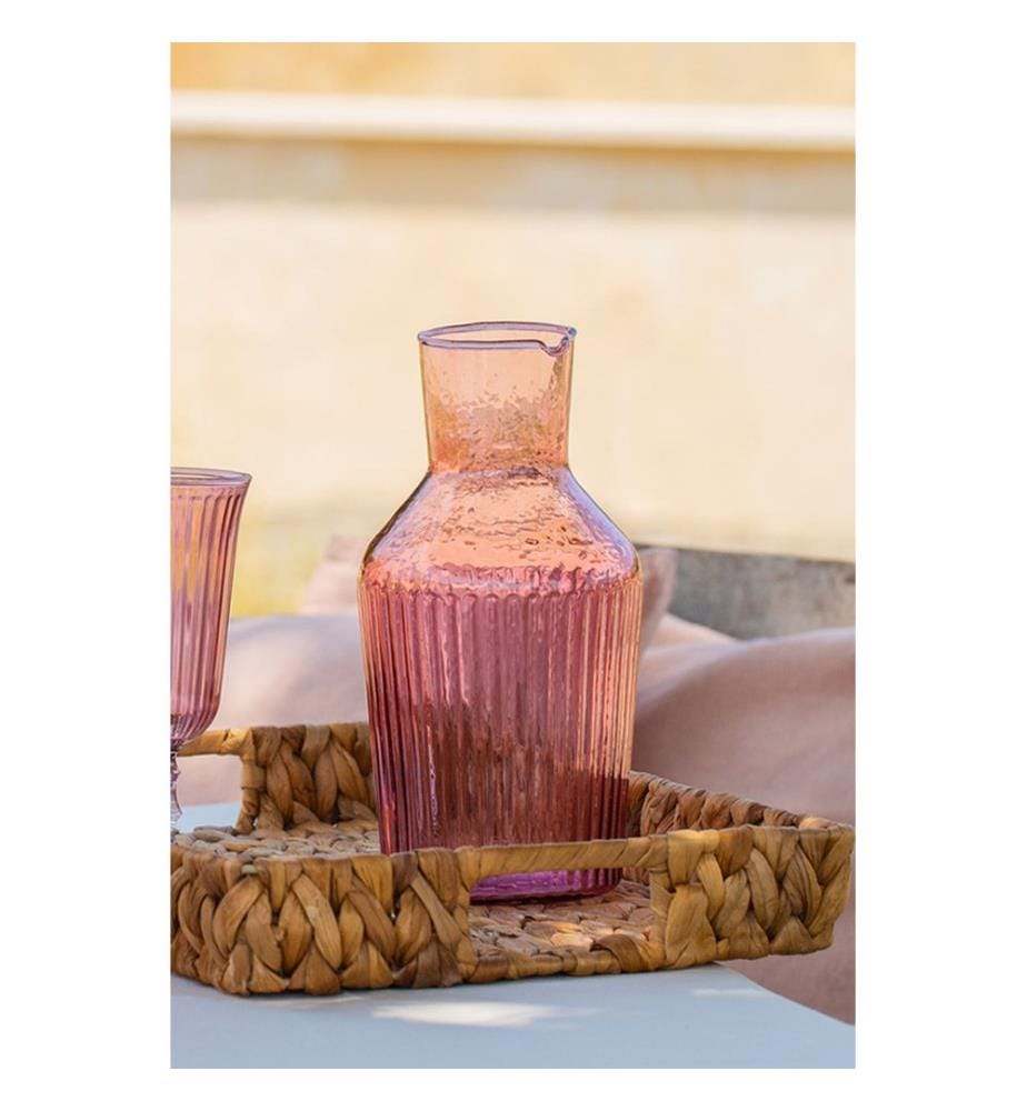 Bouteille en verre, prune, 100 % VERRE