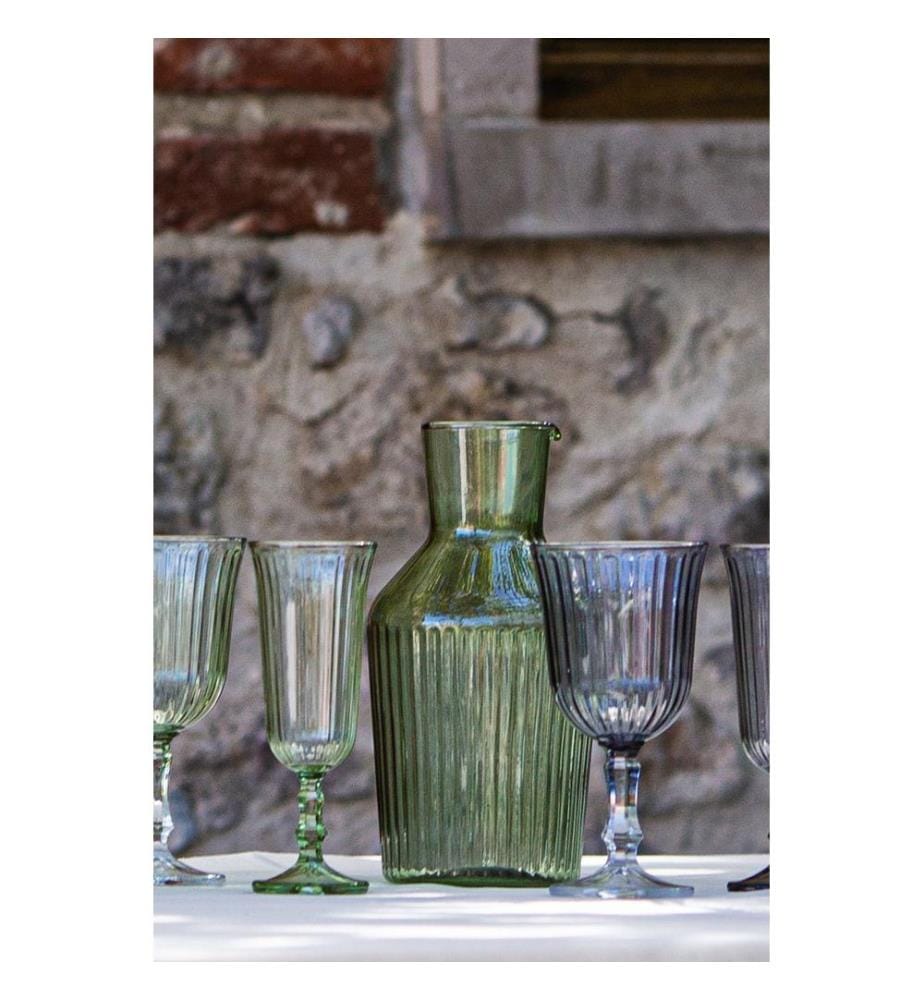 Bouteille en verre, verte, 100 % VERRE
