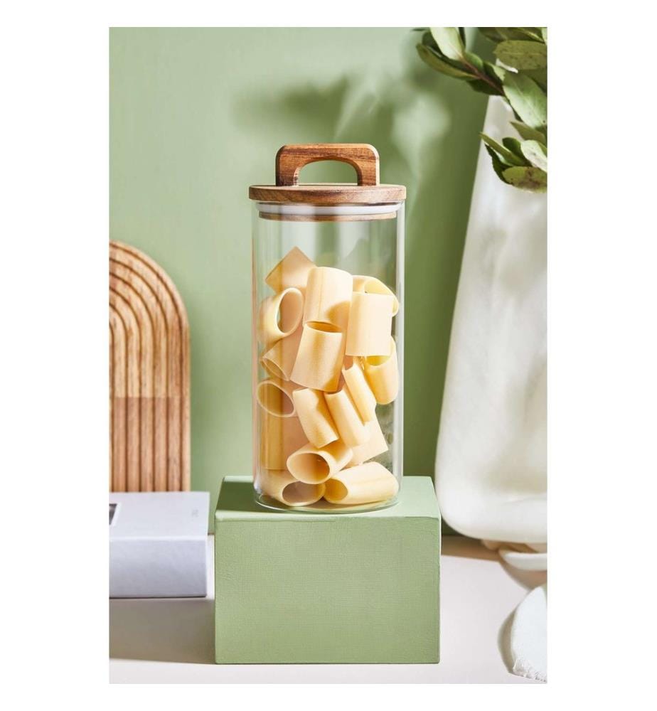 Ensemble de bocaux, 2 pièces, transparent, 100 % VERRE