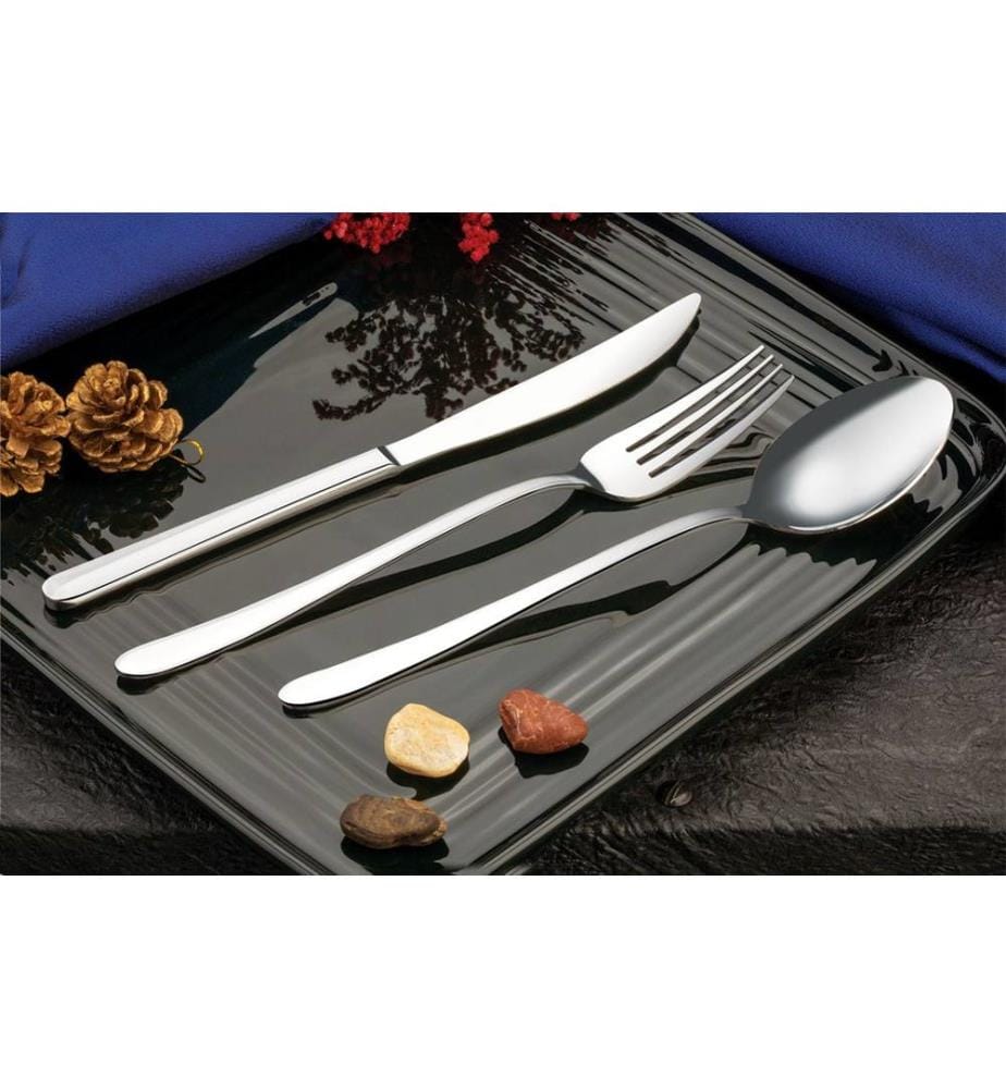 Set de couverts, 36 pièces, argenté, 100 % ACIER INOXYDABLE