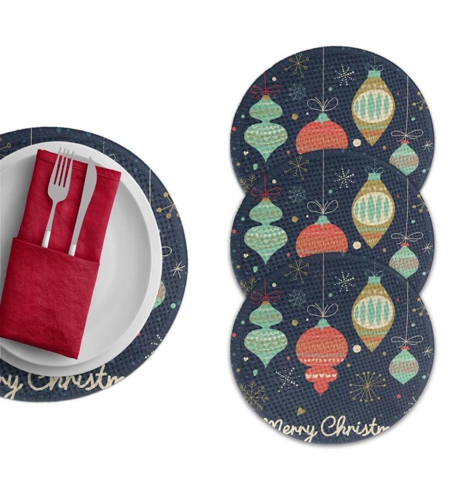 Set de table, multicolore, 80 % POLYESTER / 20 % COTON