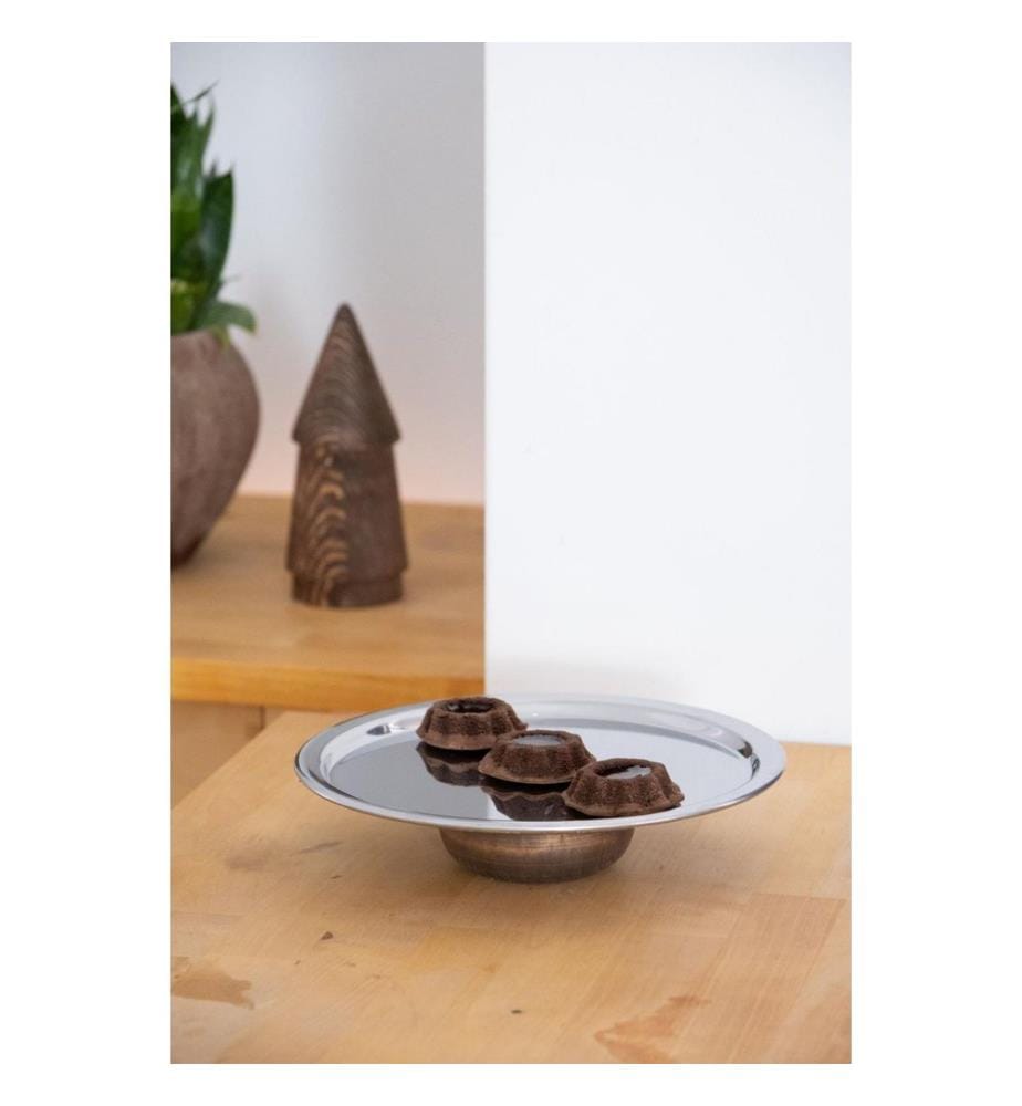 Présentoir alimentaire, argent, 100 % ACIER INOXYDABLE