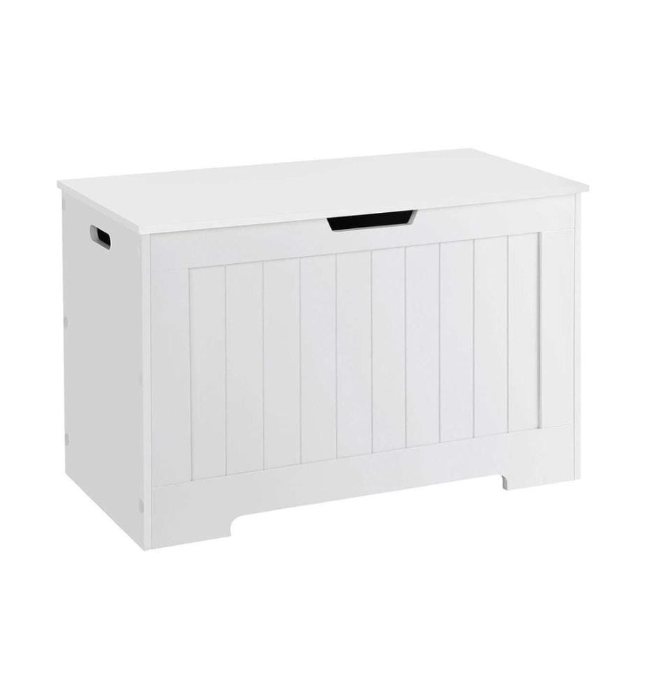 VASAGLE - Coffre en bois 76 x 48 cm, Blanc