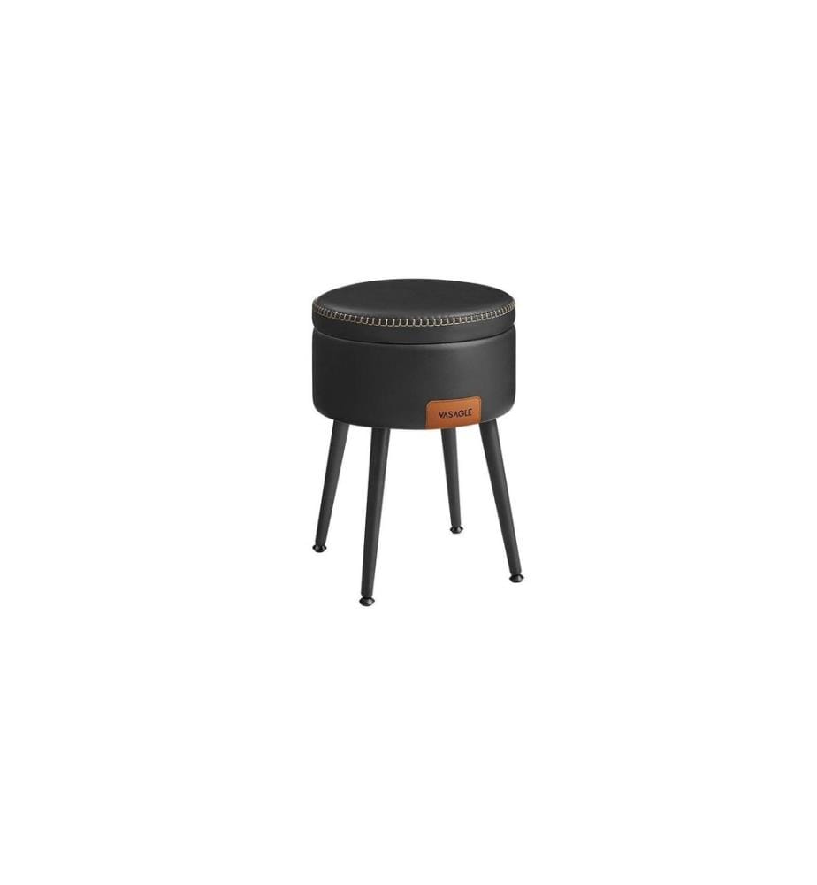 VASAGLE - Tabouret 32 cm, Noir