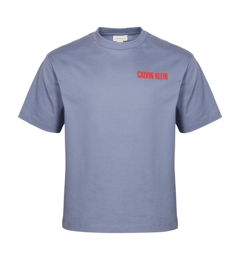 T-Shirt Oversze - Bleu