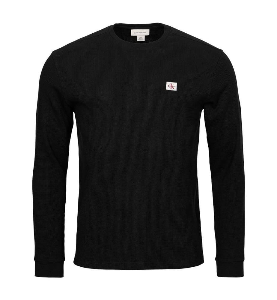T-Shirt à manches longues avec structure gaufrée