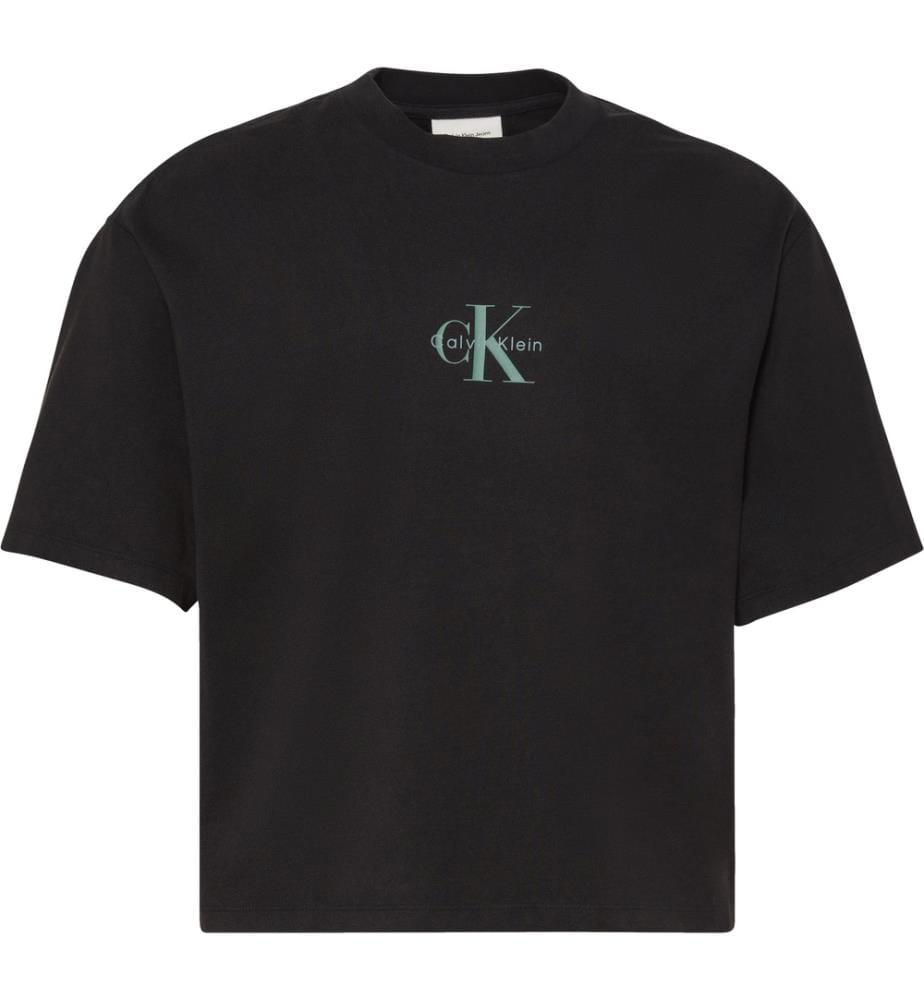 T-shirt relaxed avec monogramme - Gris