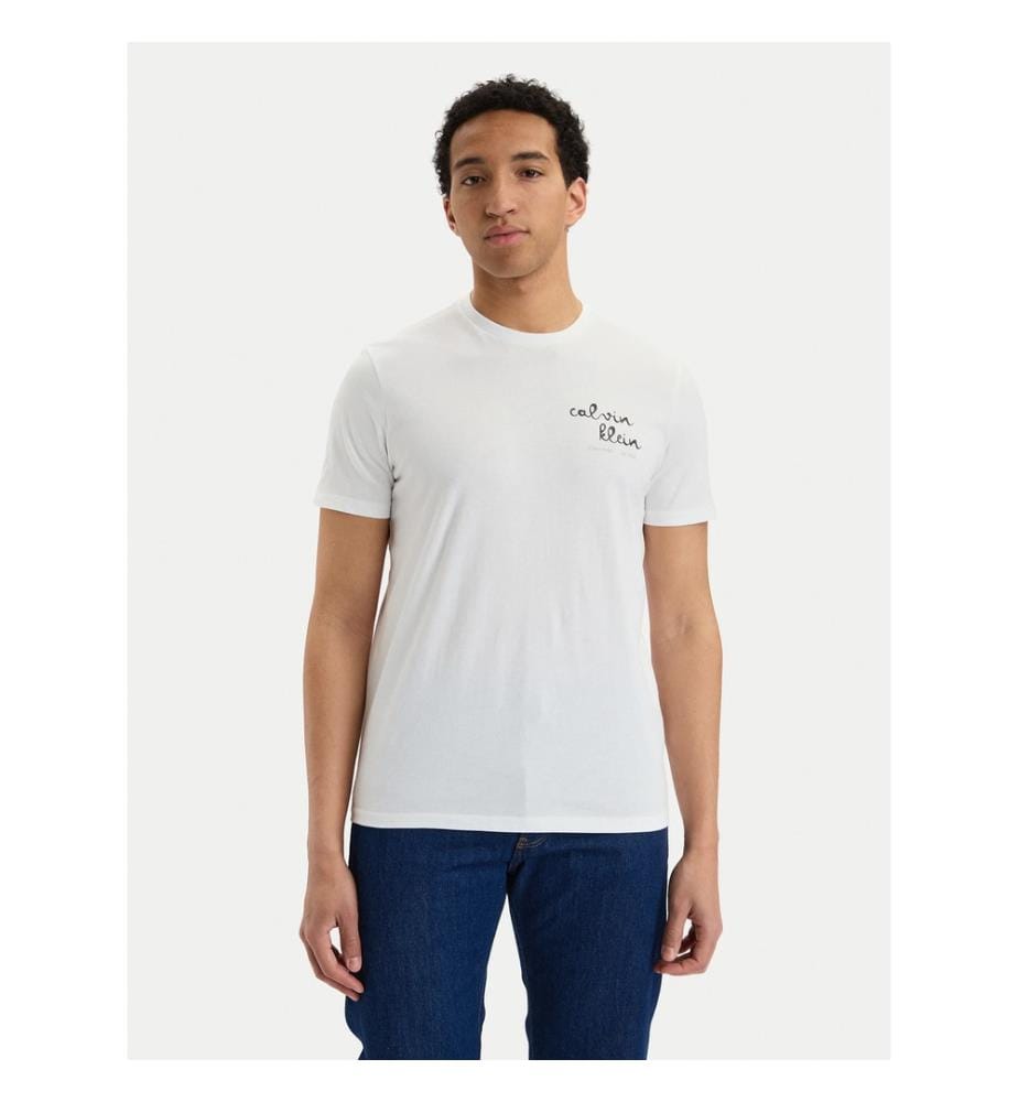 T-Shirt Lines Seasonnal - Blanc