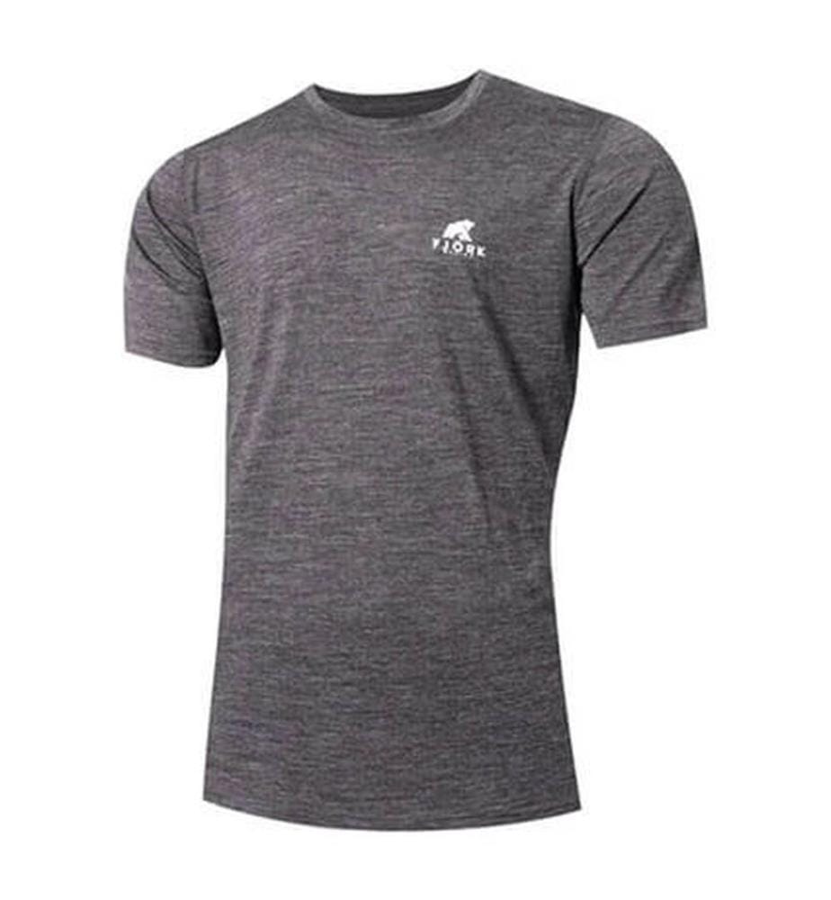 T-Shirt en Laine Mérinos MC140G - Grey Zinal