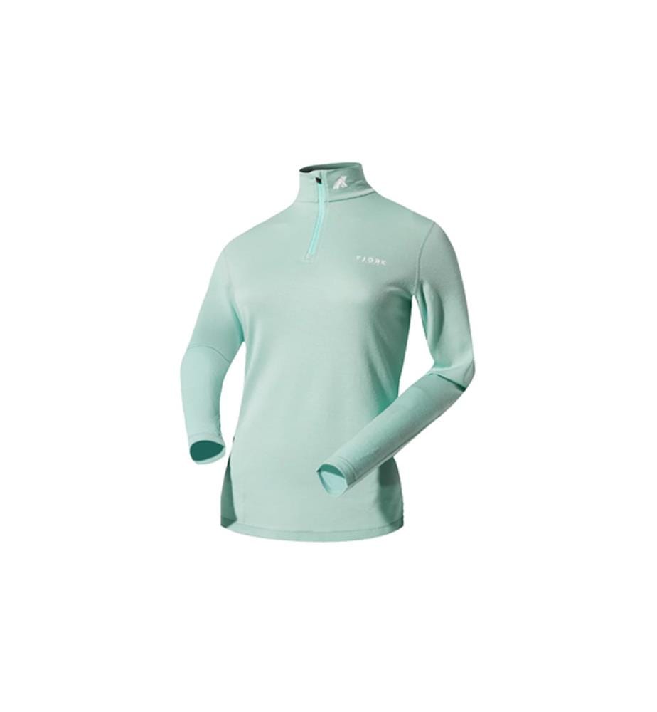 Baselayer Zip 210 pour Femme en Laine Mérinos - Green Engelber