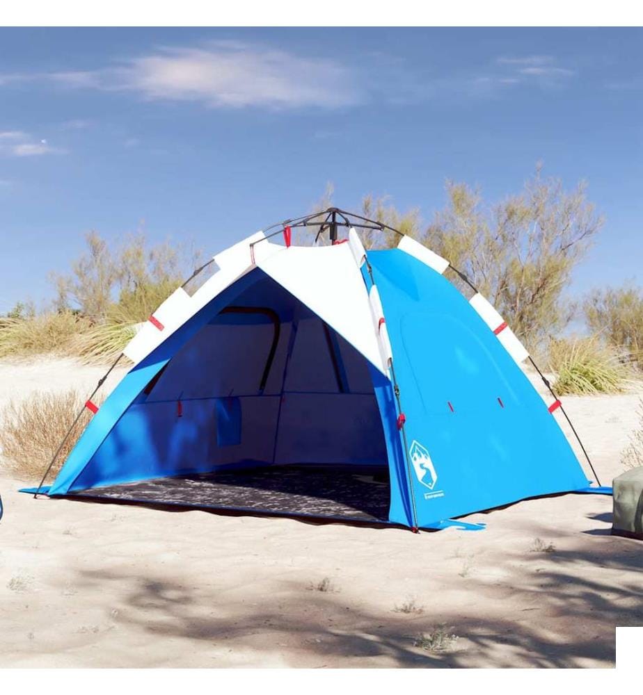 Tente de plage 3 personnes libération rapide imperméable