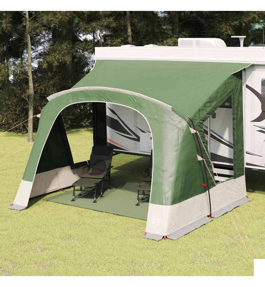 Tente de Caravan 5-Personnes avec toit Vert 410 x 275 x 245 cm
