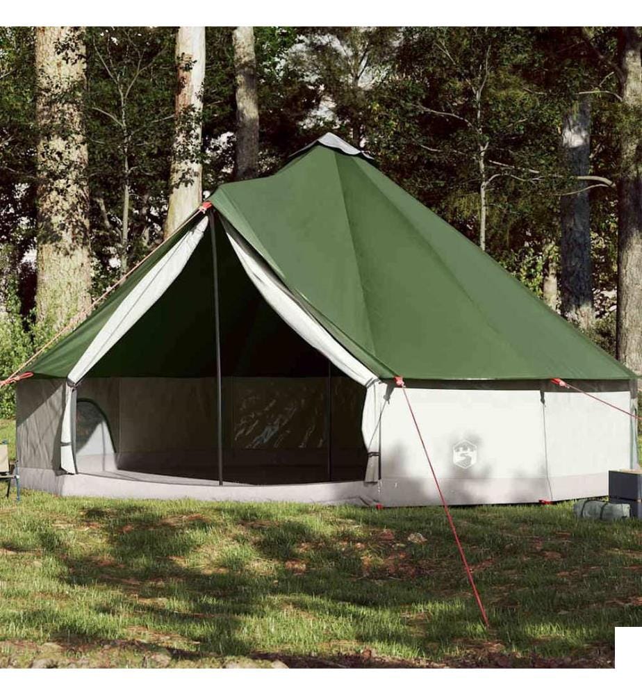 Tente familiale tipi 12 personnes vert imperméable