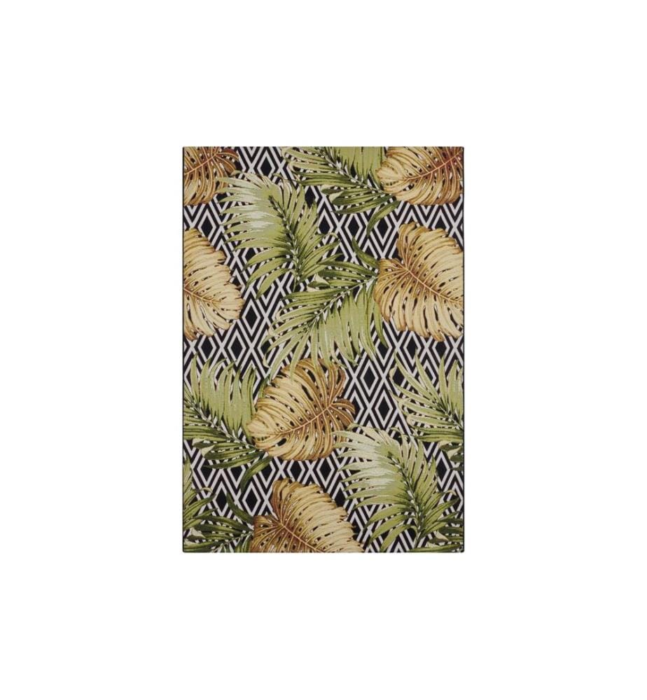 Hanse Home - Tapis Diamonds Leaves 160 cm x 235 cm, Multicolore