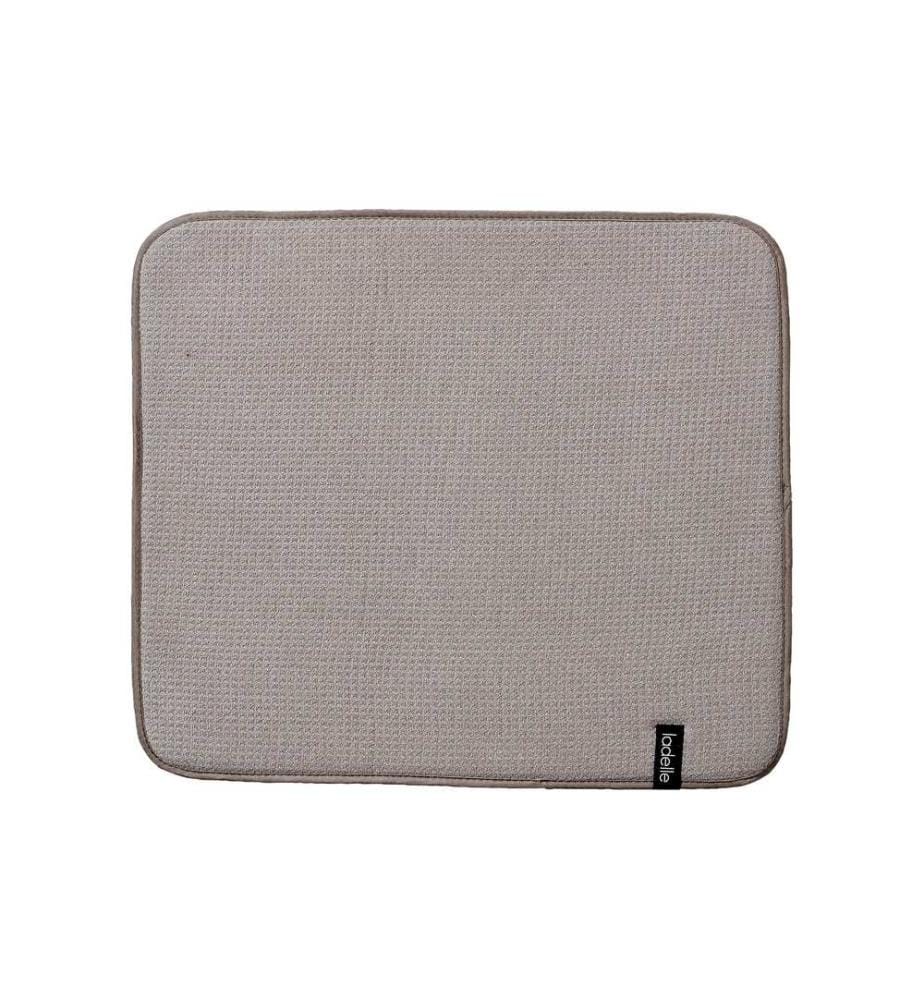 Ladelle - Tapis égouttoir Microfibre 41 x 47 cm, gris