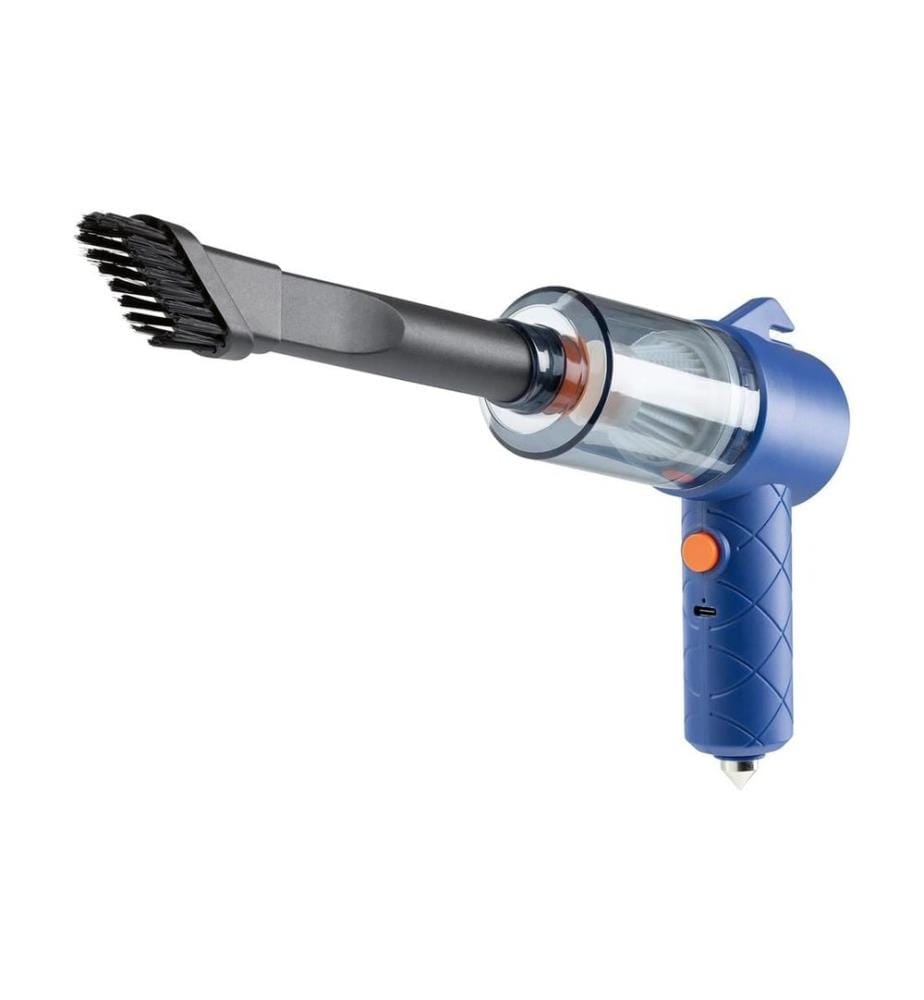 CLEANMAXX - Aspirateur à main sans fil avec marteau de secours & coupe-ceinture 50 W, 5 V