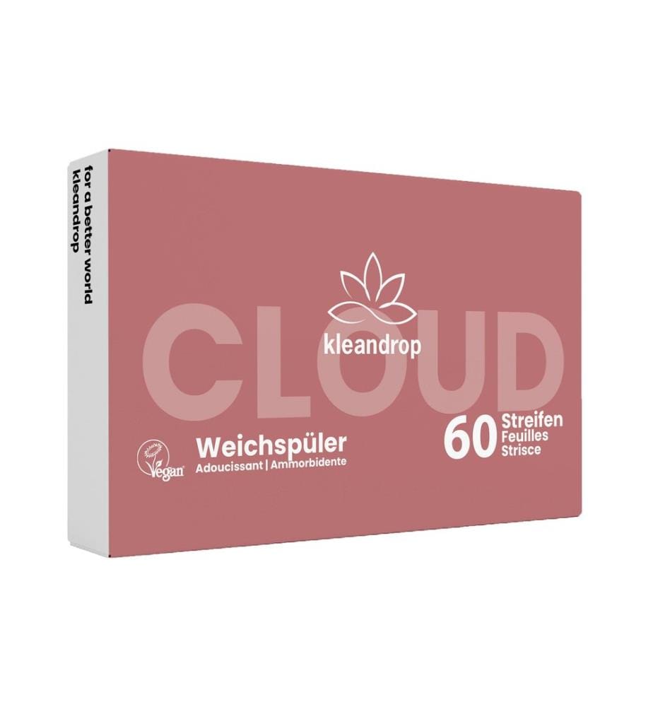 KLEANDROP - Assouplissant bandes Clouds 60 pièces
