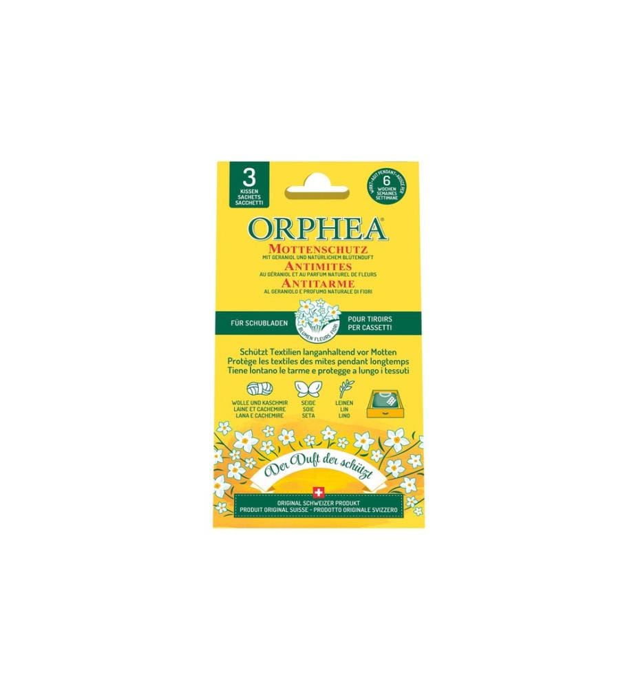 Orphea - Protection mites Parfum de fleur 3 feuilles