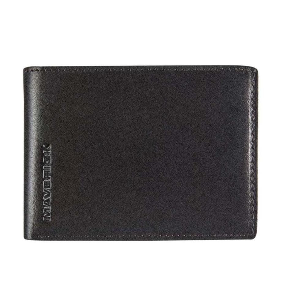MAVERICK - Portefeuille All Black 11 x 8.1 cm