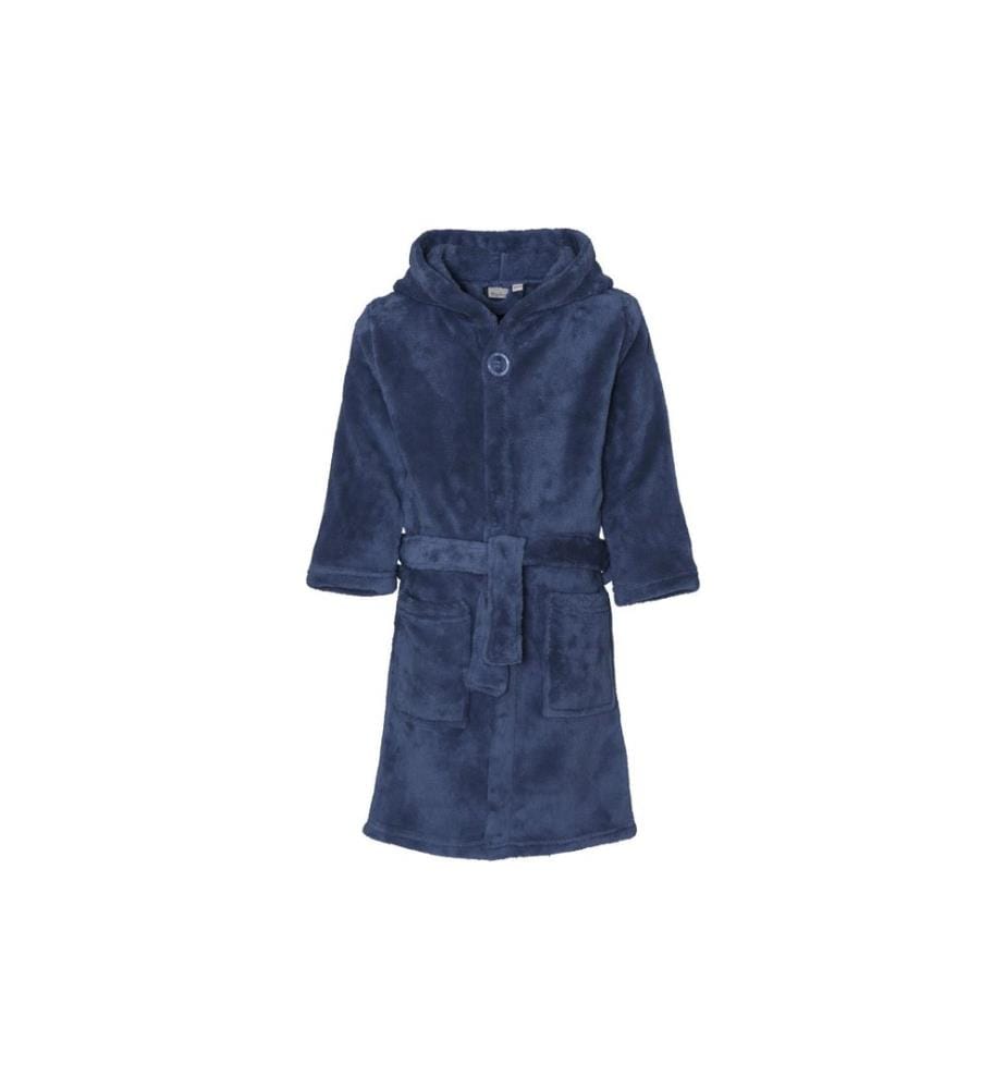 PLAYSHOES - Peignoir polaire uni marine taille 122/128